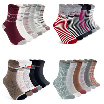 THERMO Socken Damen Wintersocken mit Innenfrottee warm & weich 6 - 12 Paar
