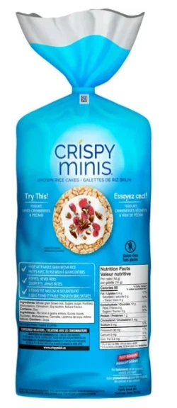 Quaker Crispy Minis Apple Cinnamon Large Brown Rice Cakes, 196g - Image 2 of 4