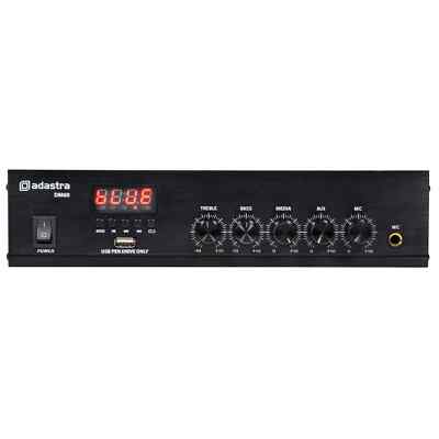Adastra DM60 Compact 60W 100V Mixer Verstärker mit Bluetooth, USB & FM