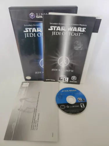 Star Wars Jedi Outcast: Jedi Knight II 2 Nintendo GameCube Authentic Tested CIB