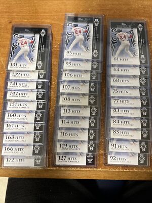 2008 Topps Moments and Milestones Black #118- (46)Manny Ramirez  - SSP/25