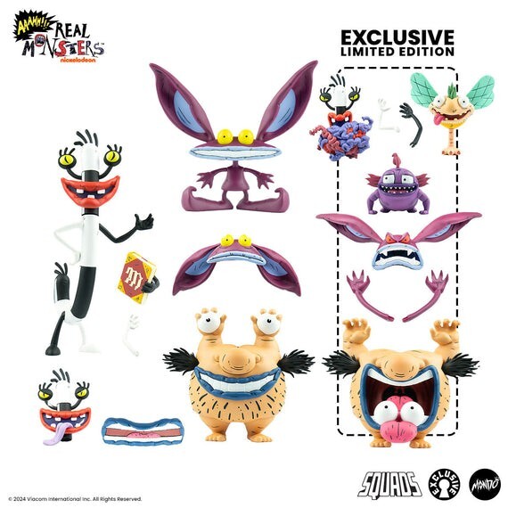 the monsters 3点 Mondo Limited Edition Exclusive Aaahh!! Real Monsters 3 Figure Set