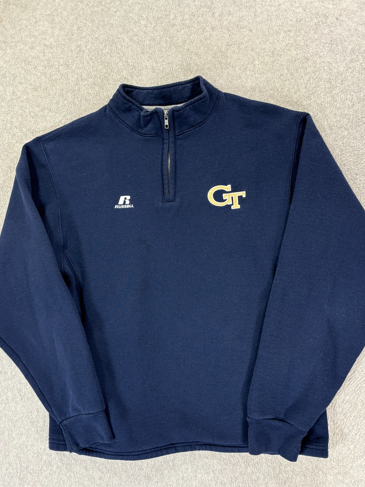 Georgia Tech Yellow Jackets Russell Athletic Campus Sweatshirt (Men's Medium)