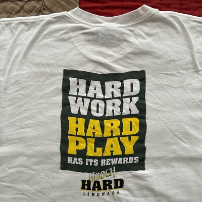 Vintage 90 s Hooper s Hooch Hard Lemonade Hanes Beefy-T T-Shirt XL