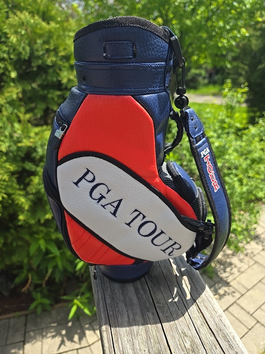 PGA Tour Mini Golf Bag Limited Edition Collectible Red White PGA Tour Mini Golf Bag Limited Edition Collectible Red White