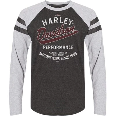 Harley-Davidson avec Licence " Past Time " Homme ´S Dealer à Manches Longues R00 - Photo 1/2