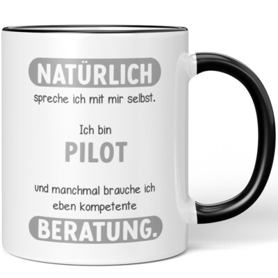 Natürlich spreche ich mit mir selbst. Ich bin Pilot und ich eben 10007152200
