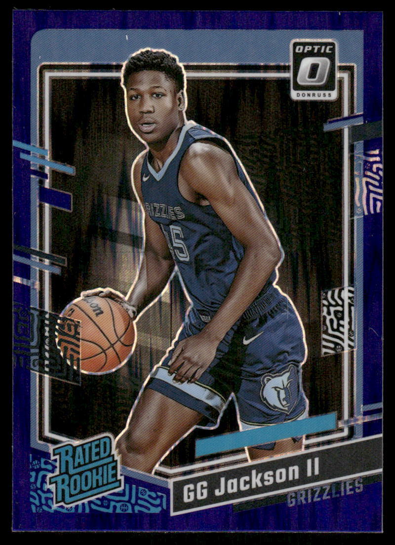 2023-24 Donruss Optic #228 GG Jackson II Purple Shock