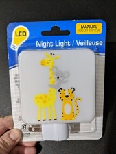 Animal Baby Nursery Boys Girls Bedroom LED Night Light
