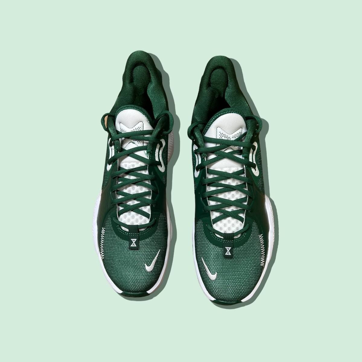 Nike PG 5 TB Promo Green White Bucks Paul George PG5 Men 12 Shoes