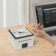 Home Smoke Grabber Filter Smokeless Ashtray Cigarette Odor Eliminator USB