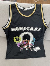 Vintage SPACE JAM MONSTARS Jersey Tank Large 1996 Rare Jordan