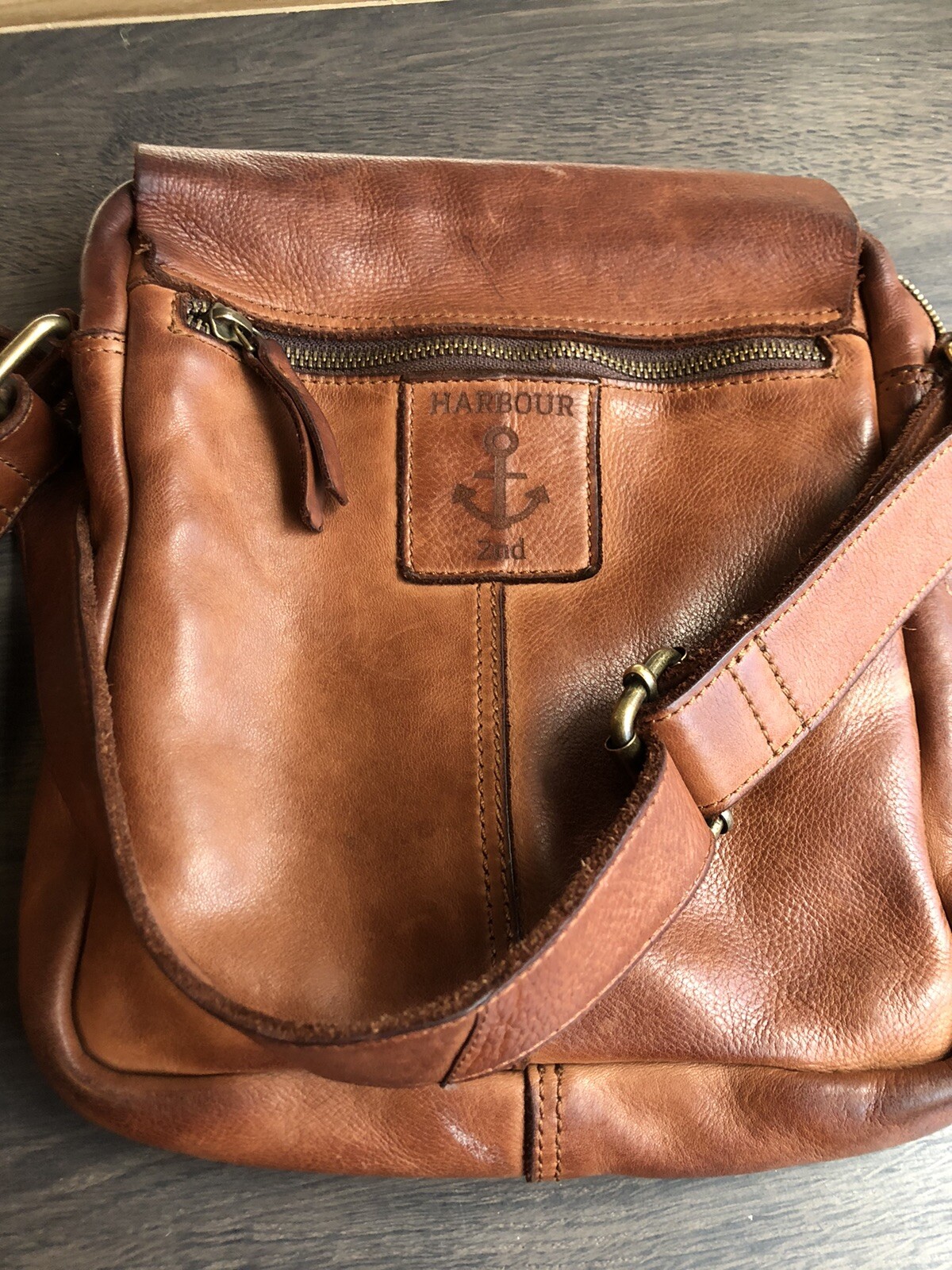 Harbour 2nd Leather Crossbody Bag Cognac eBay