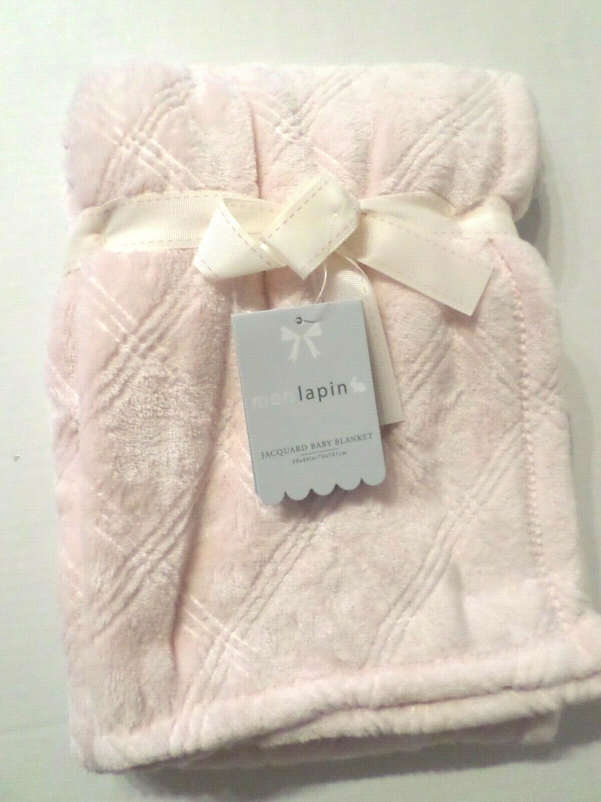 mon lapin baby blanket pink
