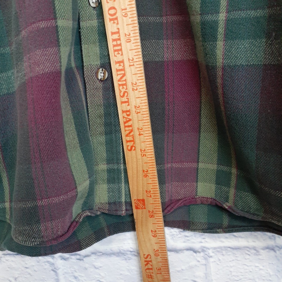 Vintage Greatland Apparel Long Sleeve Plaid Flannel Shirt Vintage Greatland Apparel Long Sleeve Plaid Flannel Shirt