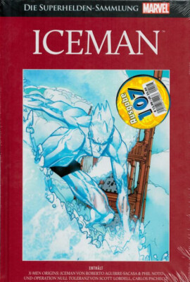 Die Marvel Superhelden Sammlung Nr 107 Iceman Hardcover Neuware