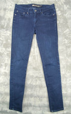 Levis Jeans Womens Size 4 / 27 Slight Curve Blue Denim Straight Stretch