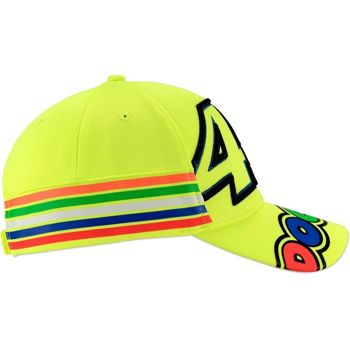ハット VALENTINO SS25 Hats (6W2HGA65TSP QXA) VR46 Official Valentino Rossi Kid's Stripes Doctors Cap