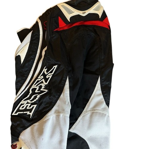 Youth Fox Racing Pants Size 8 Color Black White - Picture 3 of 6