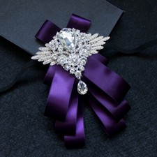 Noeud Papillon Homme Strass Pailleté Réglable Fête Soirée Cadeau