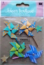 Jolee's Boutique  PINWHEELS  Dimensional Scrapbooking Stickers