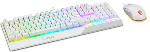 MSI Vigor GK30 Tastatur und Maus Combo weiß, DE layout - Bild 3 von 5