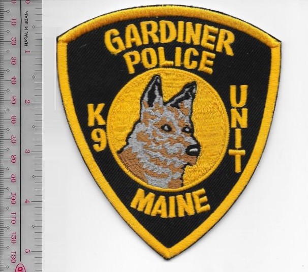 K9 Police Maine Gardiner Police Department Canine Unit Officer & Dog