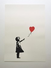 Banksy WCP - Girl With Balloon - West Country Prince