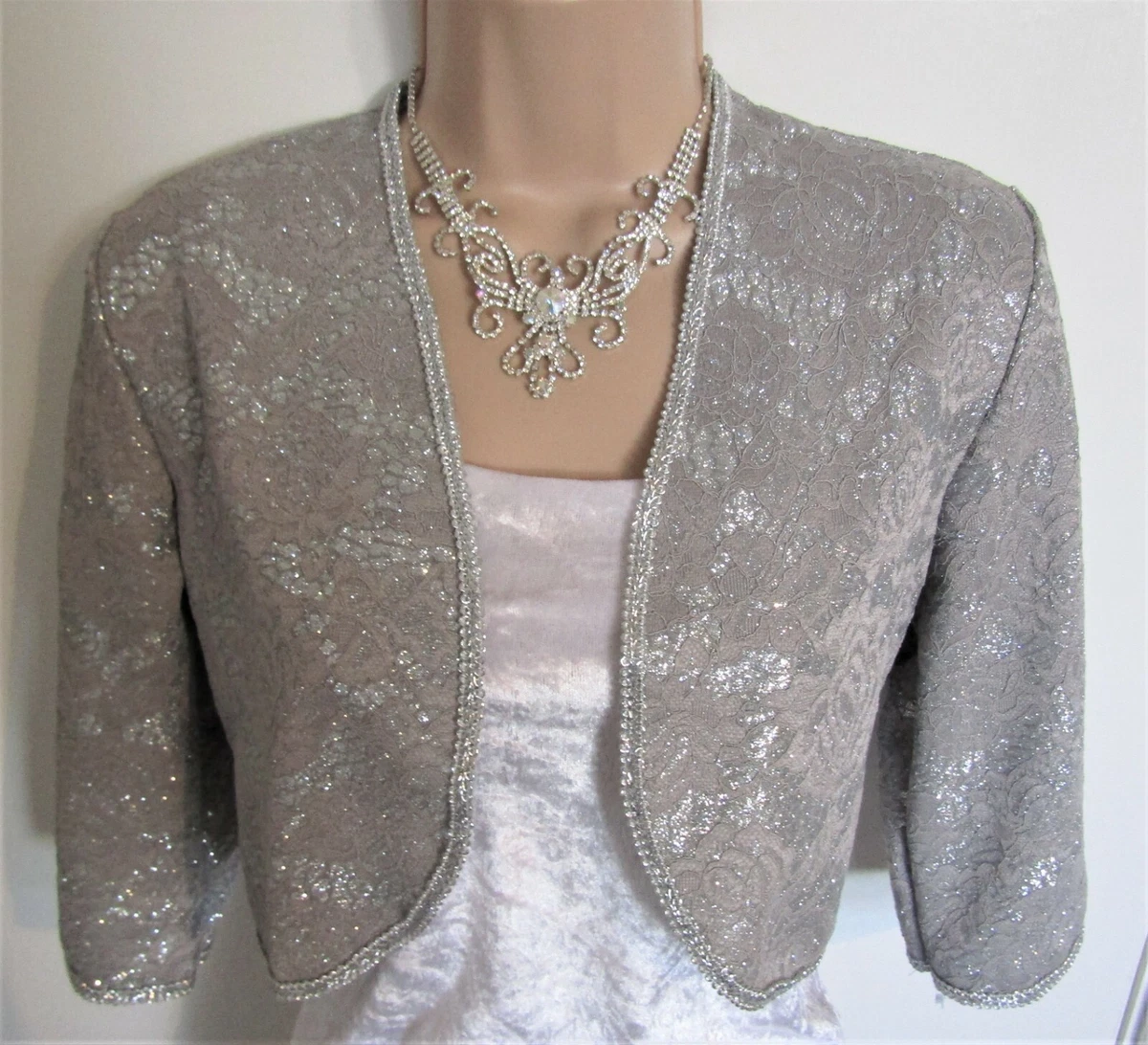 Bolero jacket deals grey