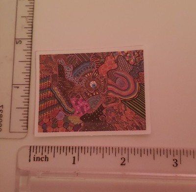 Crazy world surrounding giant eye sticker flat rate combine shipping