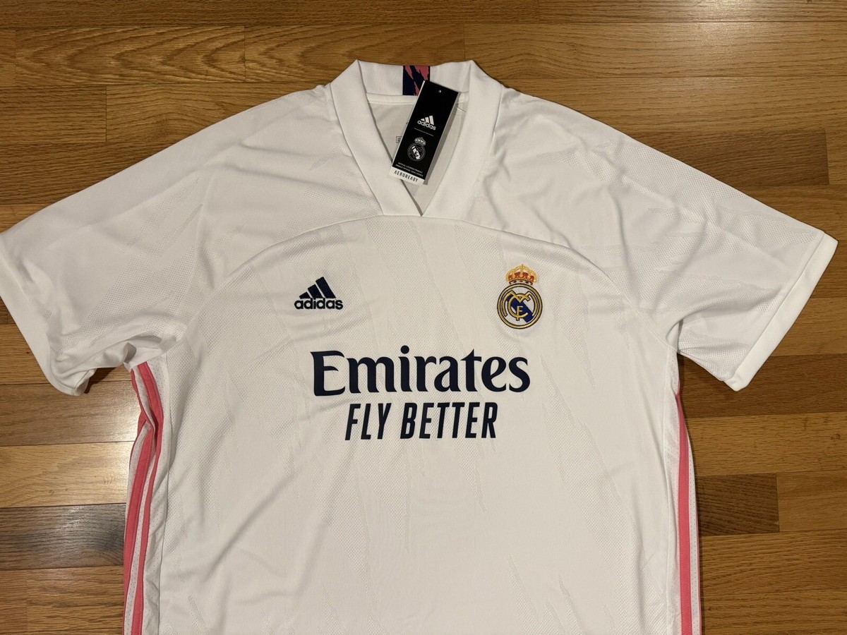 New XXL Adidas Real Madrid Home 2020/21 Soccer Jersey Stadium Kit