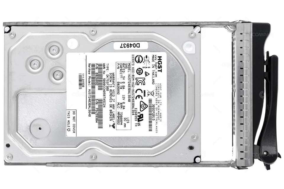 111-01508 NETAPP HDD 3TB 7.2K SAS 6G 3.5" LFF HOT-SWAP - Image 3 of 4