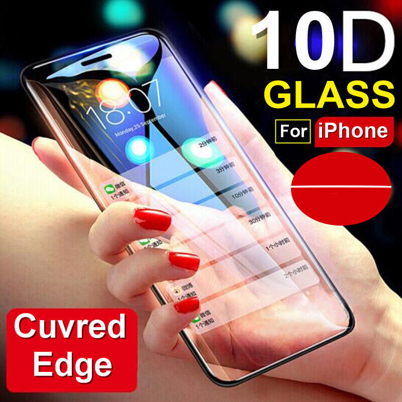 Premium Tempered Glass Screen Protector for iPhone 7/8 Plus 11 Pro X XR XS Max