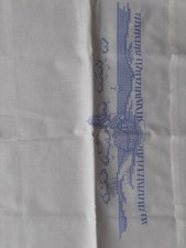 Janlynn Lighthouse Stamped Cross Stitch Pillow Cases NEW - No Package or floss
