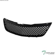 Topline For 2000-2005 Chevy Impala Mesh Front Hood Bumper Grille - Matte Black