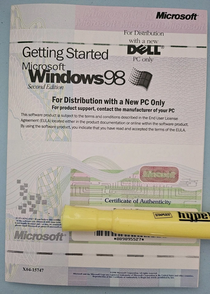 Dell Dimension L Series CD Software with MS Word Windows 98 Fax Software - Image 3 of 4