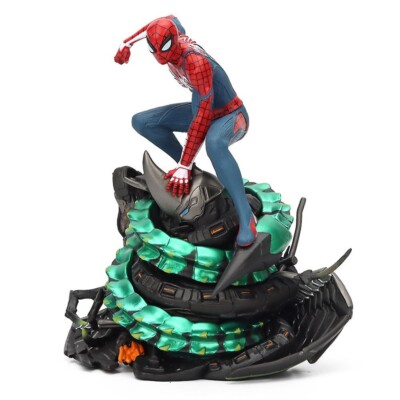 Avengers Marvel SpiderMan PS4 Superheld Spielzeug Statue Actionfigur Modell 19 cm