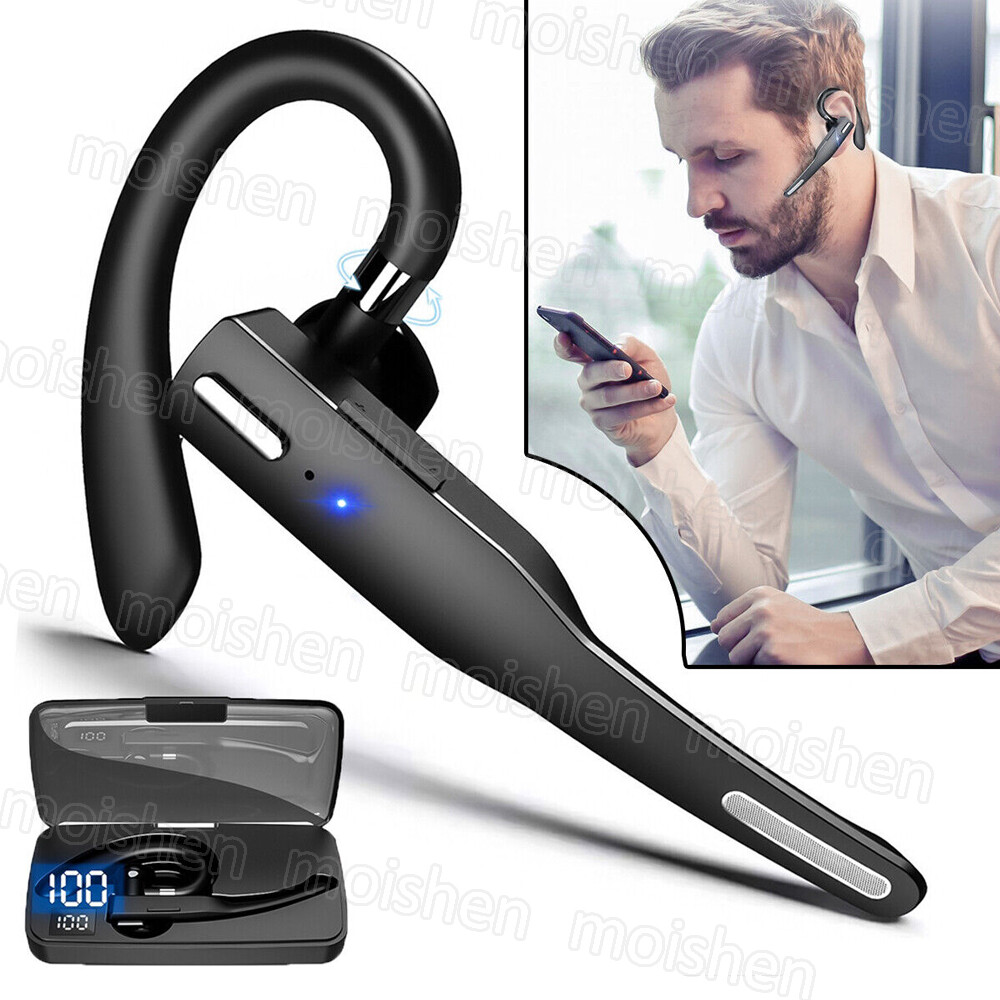 Bluetooth Ohrhörer Kopfhörer Stereo Kabellos Einohr Auto Headset  