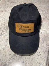 Evan Williams Kentucky Bourbon Black Label Baseball Cap Distressed Since1783