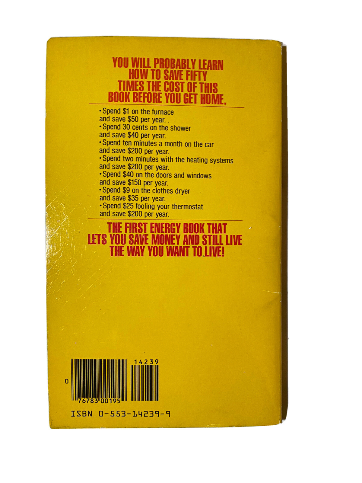 No-Cost Low Cost Energy Tips : Fifty-Two Ways to Save One Thousand Dollars a...