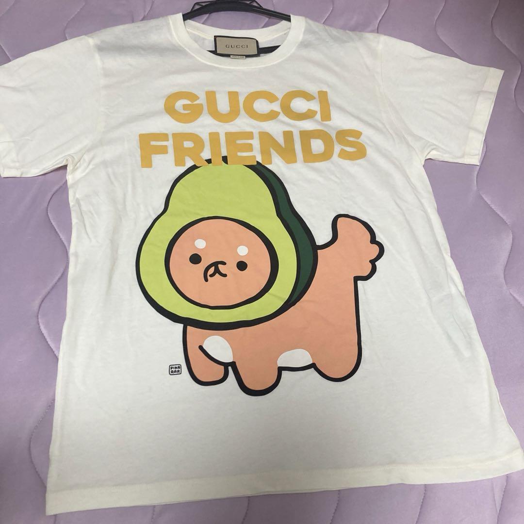 Gucci GUCCI FRIENDS KAWAII Animal Print Logo T-shirt XS Women