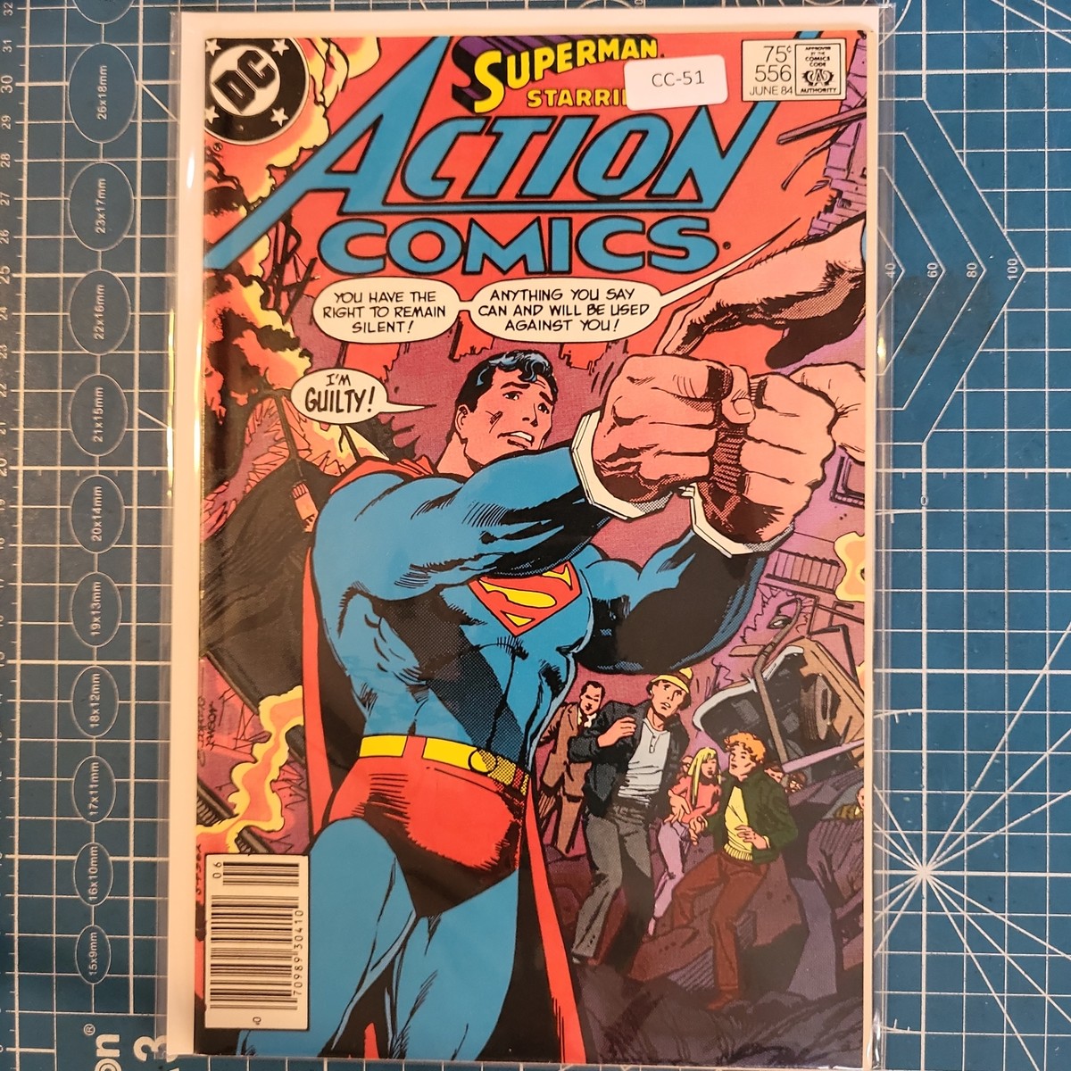 ACTION COMICS #556 VOL. 1 7.0+ NEWSSTAND DC COMIC BOOK CC-51 | eBay