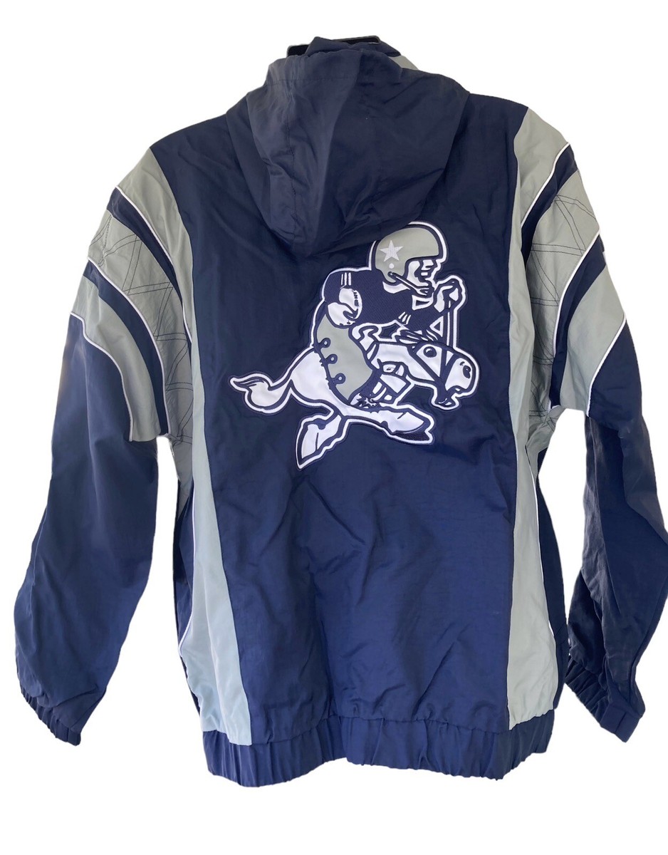 NFL Dallas Cowboys Starter Men's half Zip pull Over Jacket Navy