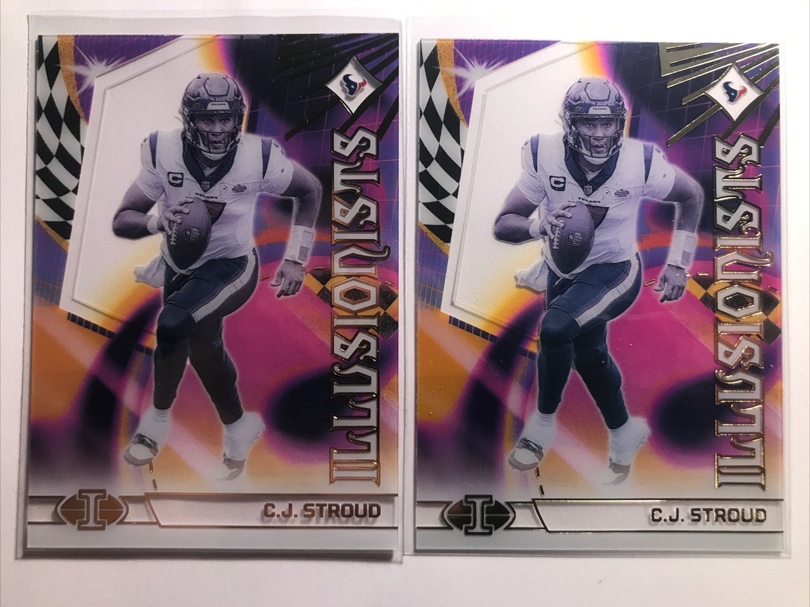CJ Stroud (2) 2023 Illusions #13 “ILLUSIONISTS” ROOKIE RC SP NICE! TEXANS