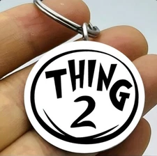 Dr Seuss Thing 2 Book Hot Cute Kid Keychain