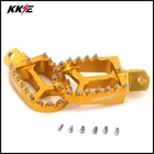 KKE Footpegs For SUZUKI RM125 1986-2006 RM250 1989-2006 Foot Rests Padels Gold