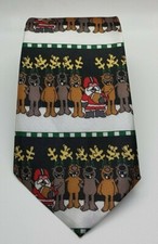 Santas Football Team Novelty Tie Mens Necktie Neck-wear Corporate Business