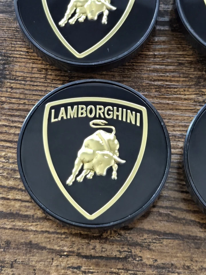 4pcs Set Center Caps For Lamborghini Huracan/Urus/aventador Hubcap 470601147 Foto 4 de 4