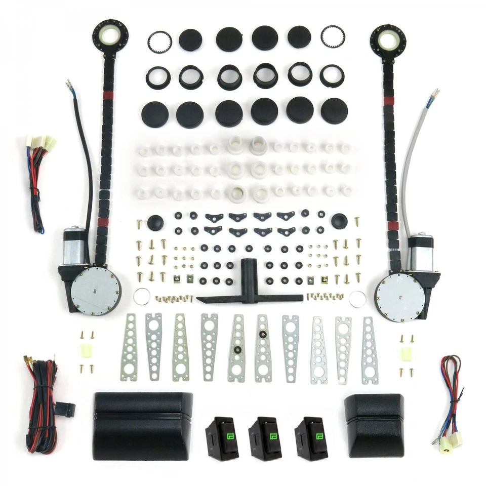 Kit de conversión de ventana eléctrica para camioneta Silverado OBS 1988-98 3 interruptores iluminados  Foto 2 de 4