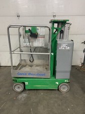 2016 GENIE GR12 12’ ELECTRIC RUNABOUT SCISSOR VERTICAL MAST DRIVABLE MAN LIFT